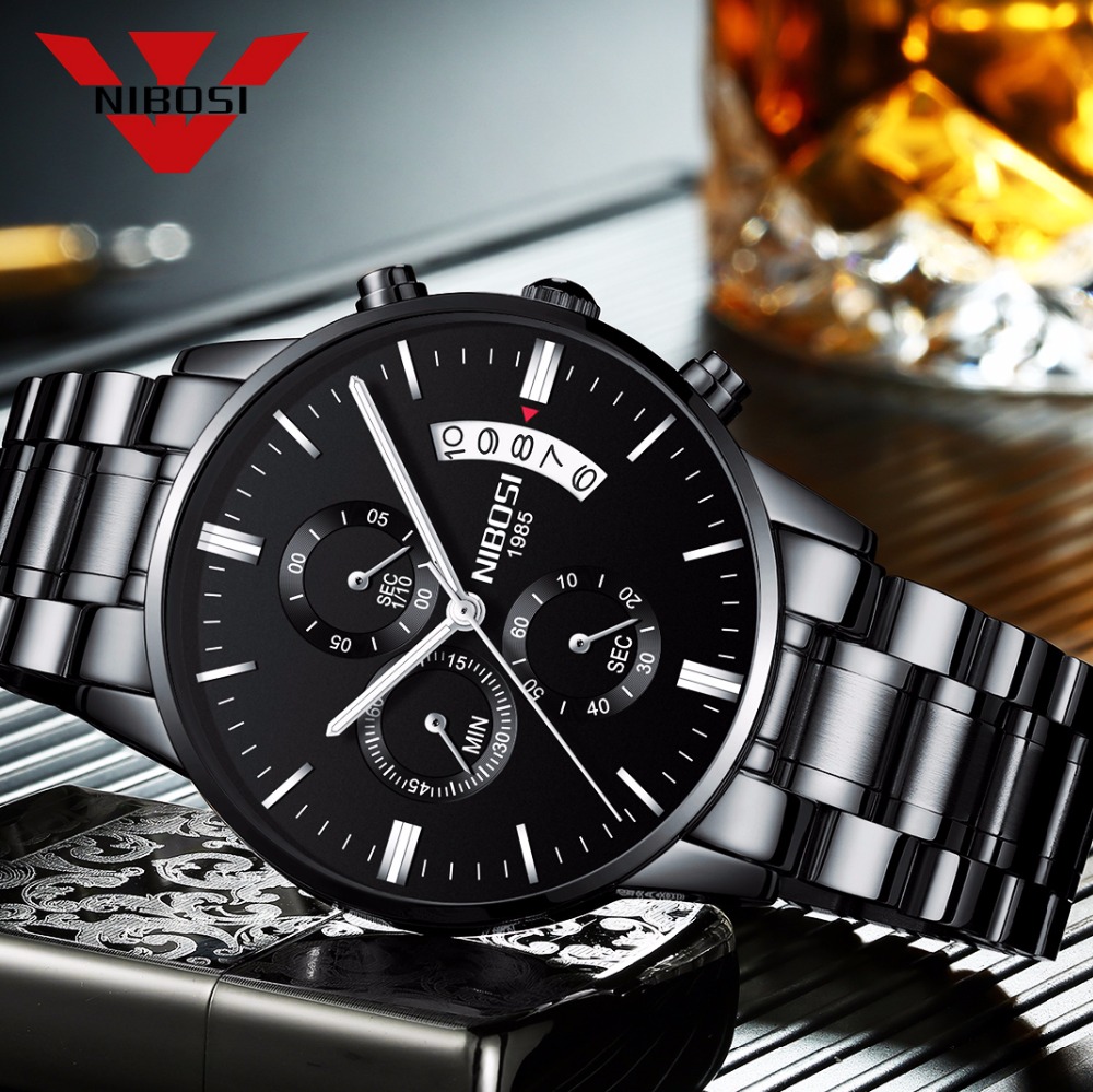 Jewelry Inspired Watches - Часы наручные NIBOSI Мужские кварцевые, брендовые