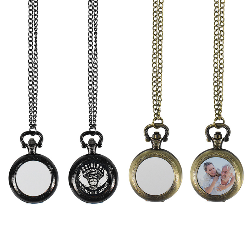 Jewellery Watch - Винтажные металлические карманные часы-кулон, классическое ожерелье-часы,
