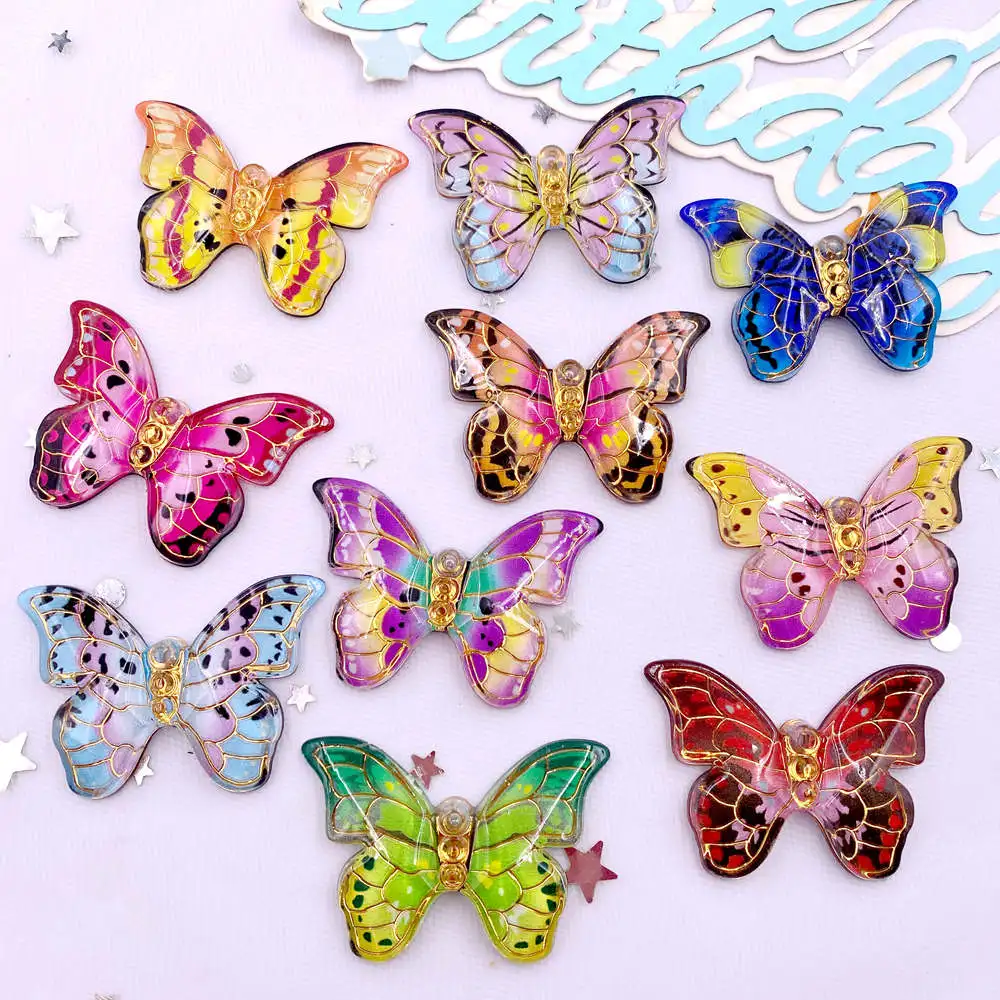 Paradise Jewelry & Watches Dolphin Mall - 10 шт. красочные красивые фигурки бабочек