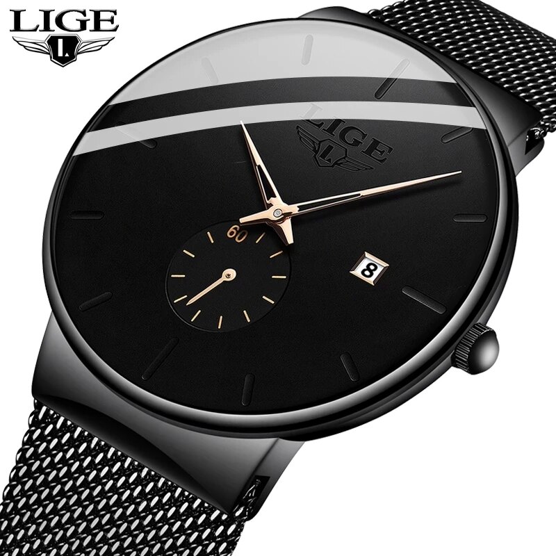 Jewelry Inspired Watches - LIGE модные мужские часы лучший бренд