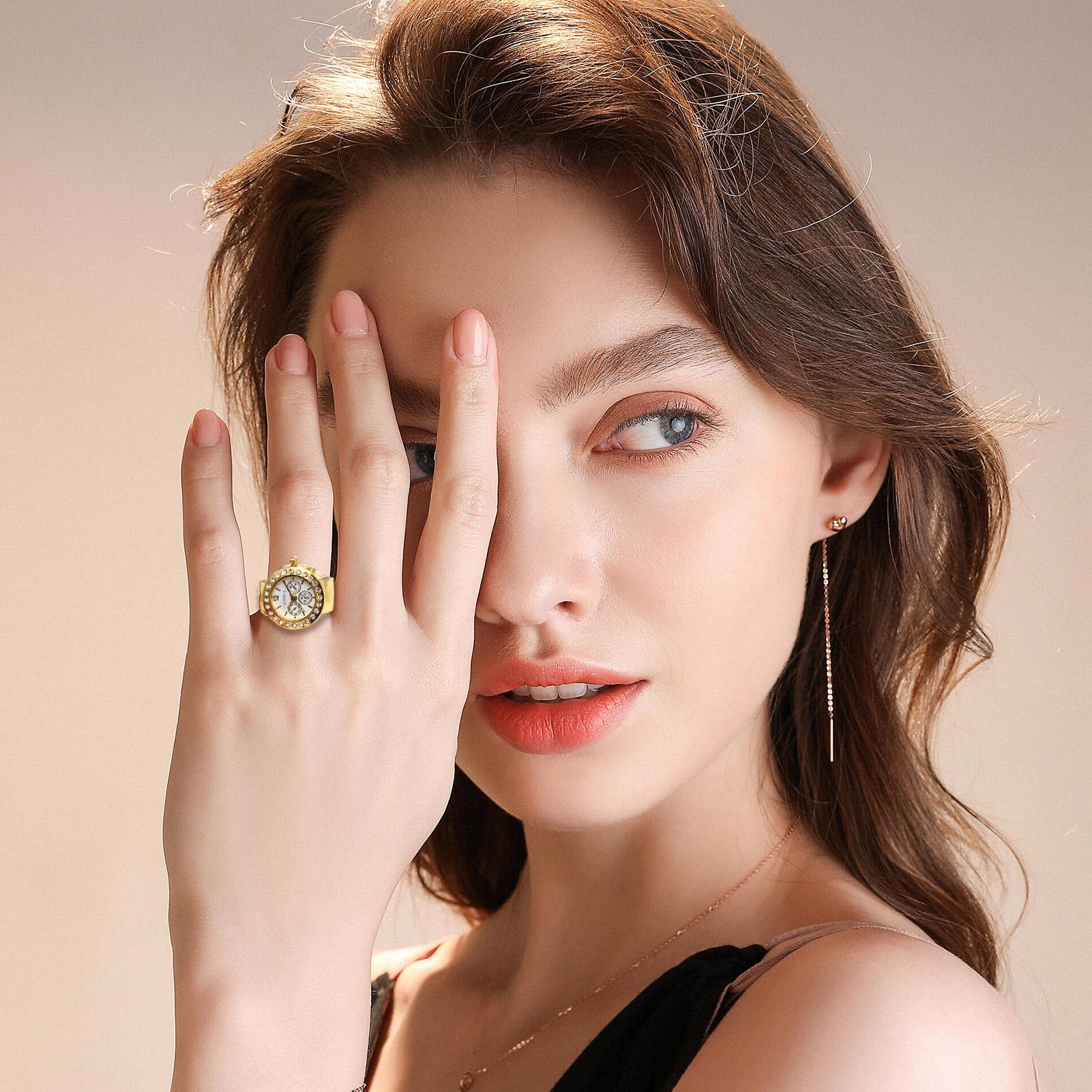 Кольцо-часы для женщин, винтаж – обзор и цена Vintage Jewelry Watches Women