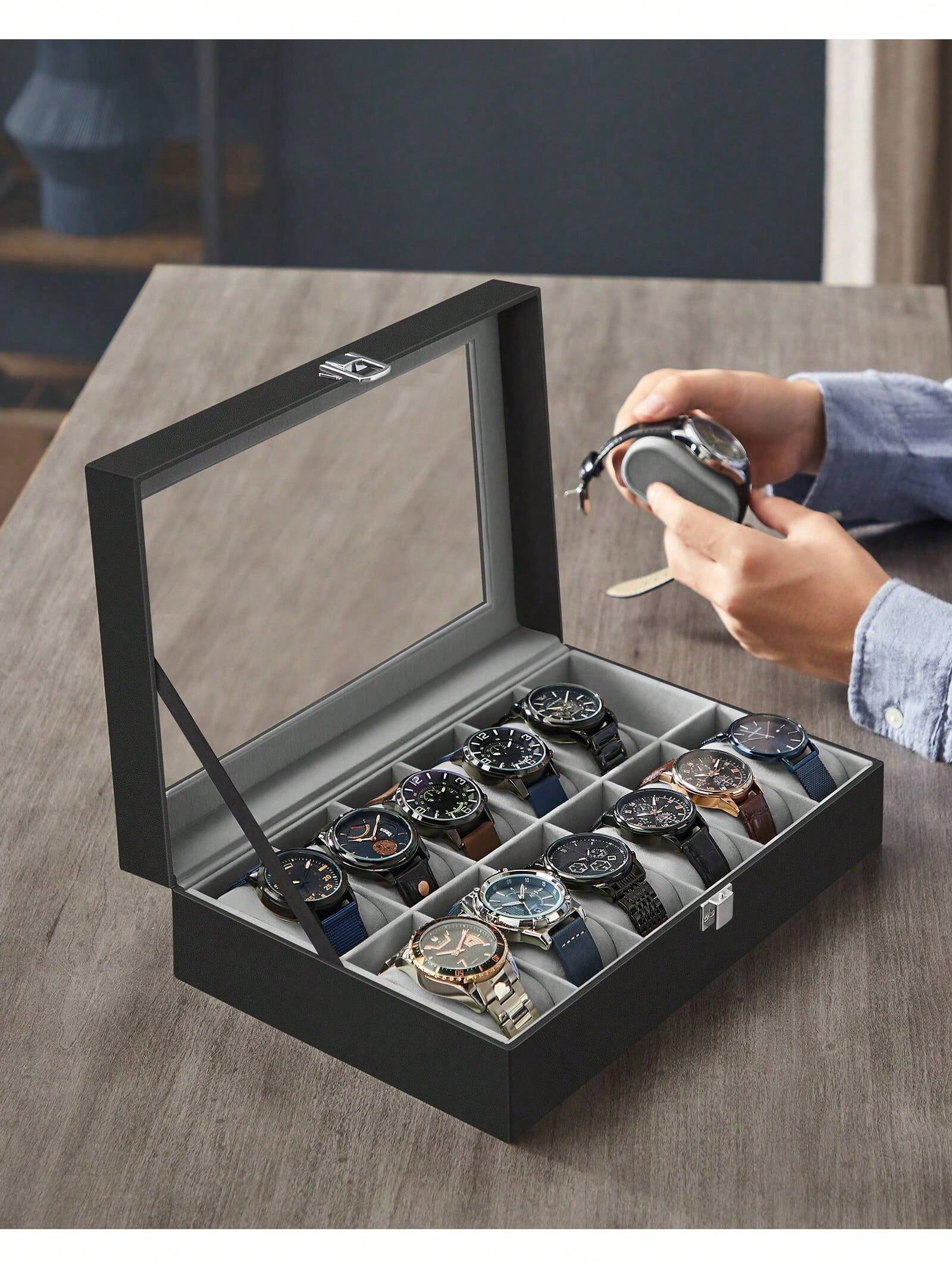 Шкатулка для часов на 12 отдел – обзор и цена Jewellery Watch