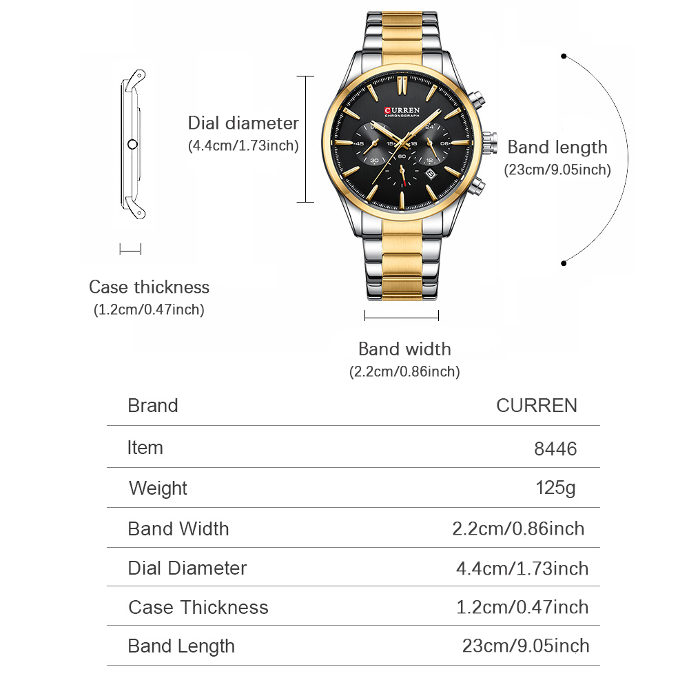 CURREN повседневные кварцевые  – обзор и цена Jewellery Watch