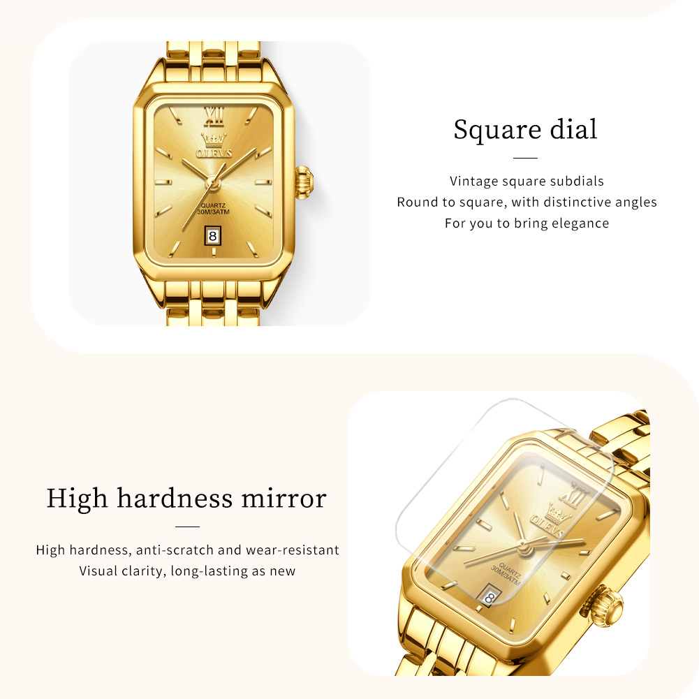 OLEVS Роскошные женские часы л – обзор и цена Jewelry Watches Gold